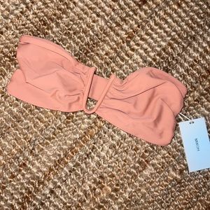 MIKOH Reunion V Wire Bandeau Top in Honey NWT